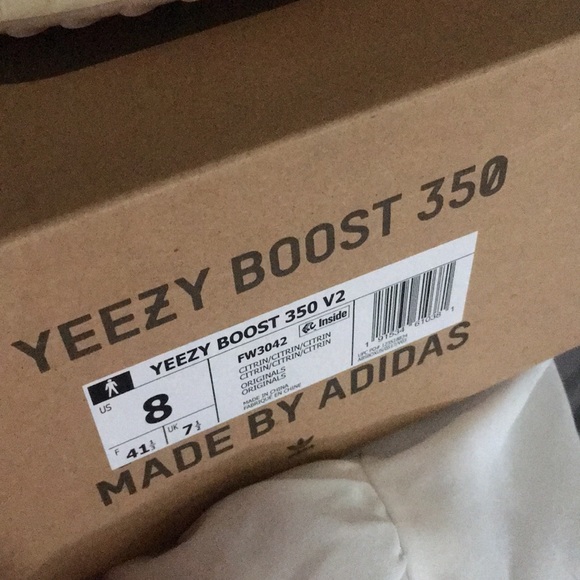 Yeezy 350 V2 CITRIN - Picture 6 of 6